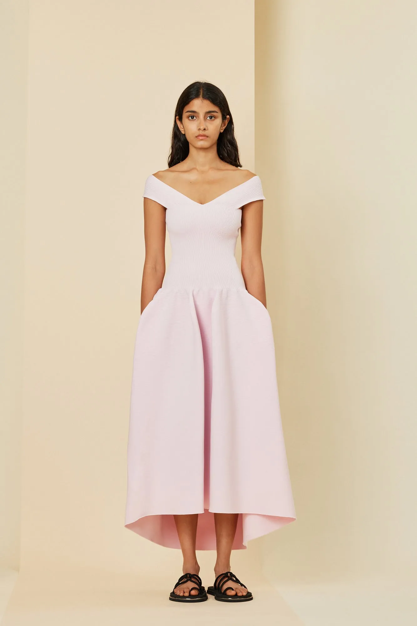 POTTERY HS OFF SHOULDER SWEETHEART DRESS