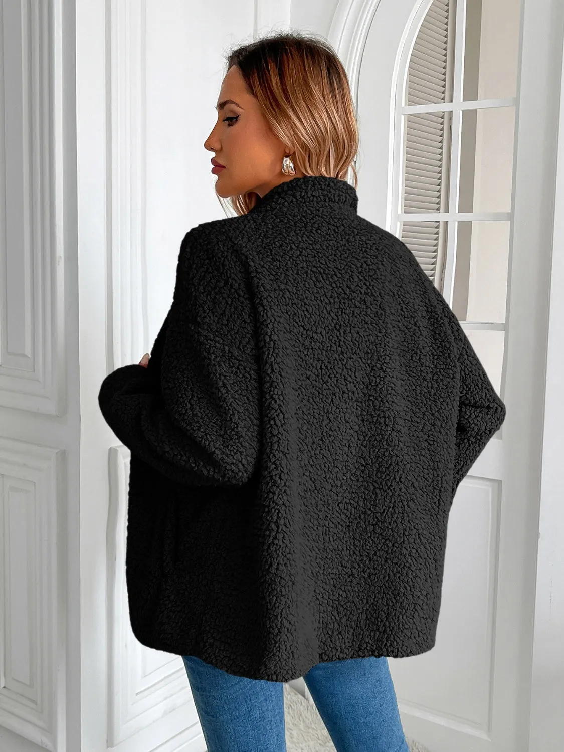 PRE-ORDER: Ivy Lane Zip Up Long Sleeve Fuzzy Jacket