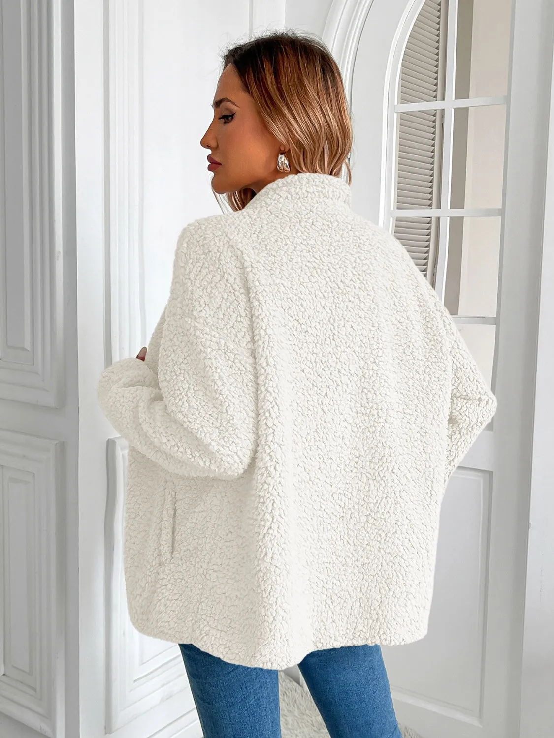 PRE-ORDER: Ivy Lane Zip Up Long Sleeve Fuzzy Jacket