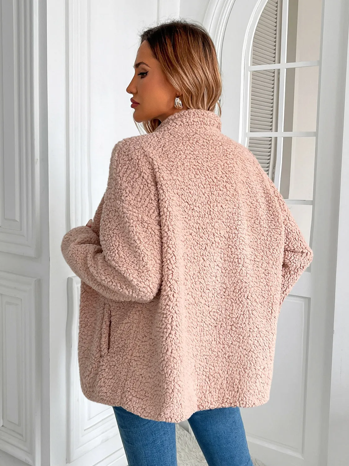 PRE-ORDER: Ivy Lane Zip Up Long Sleeve Fuzzy Jacket
