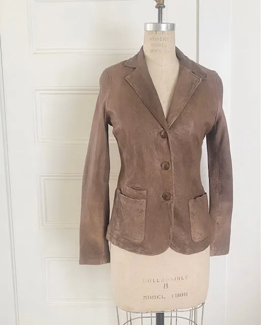 Pre-Owned Vince Leather jacket