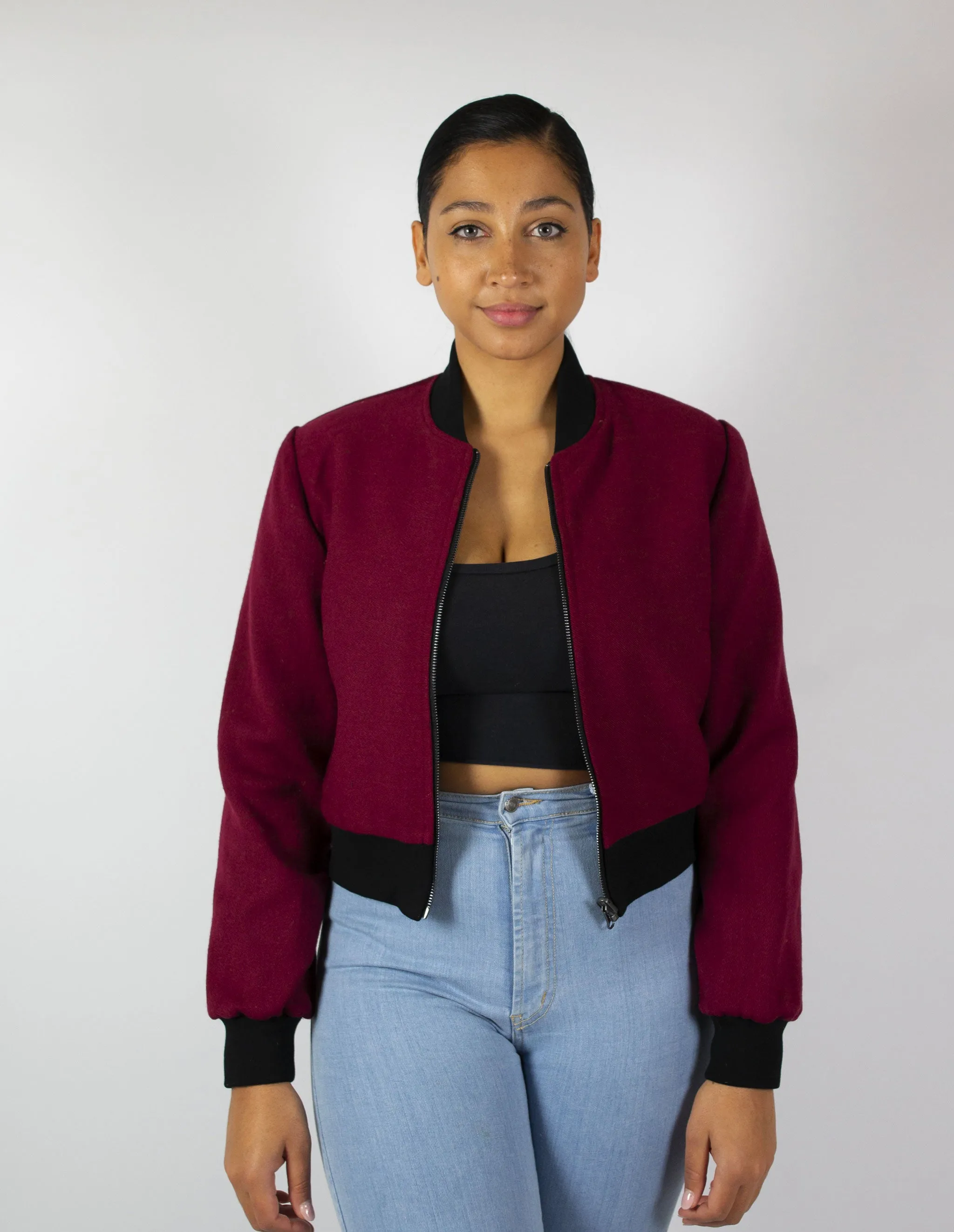Purple Haze Reversible Bomber Jacket