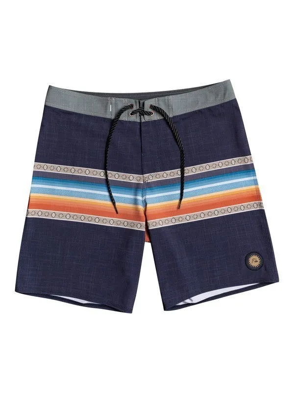 Quiksilver Boys 8-16 Surfsilk Sun Faded 17" Boardshorts