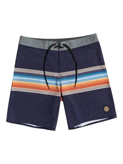 Quiksilver Boys 8-16 Surfsilk Sun Faded 17" Boardshorts