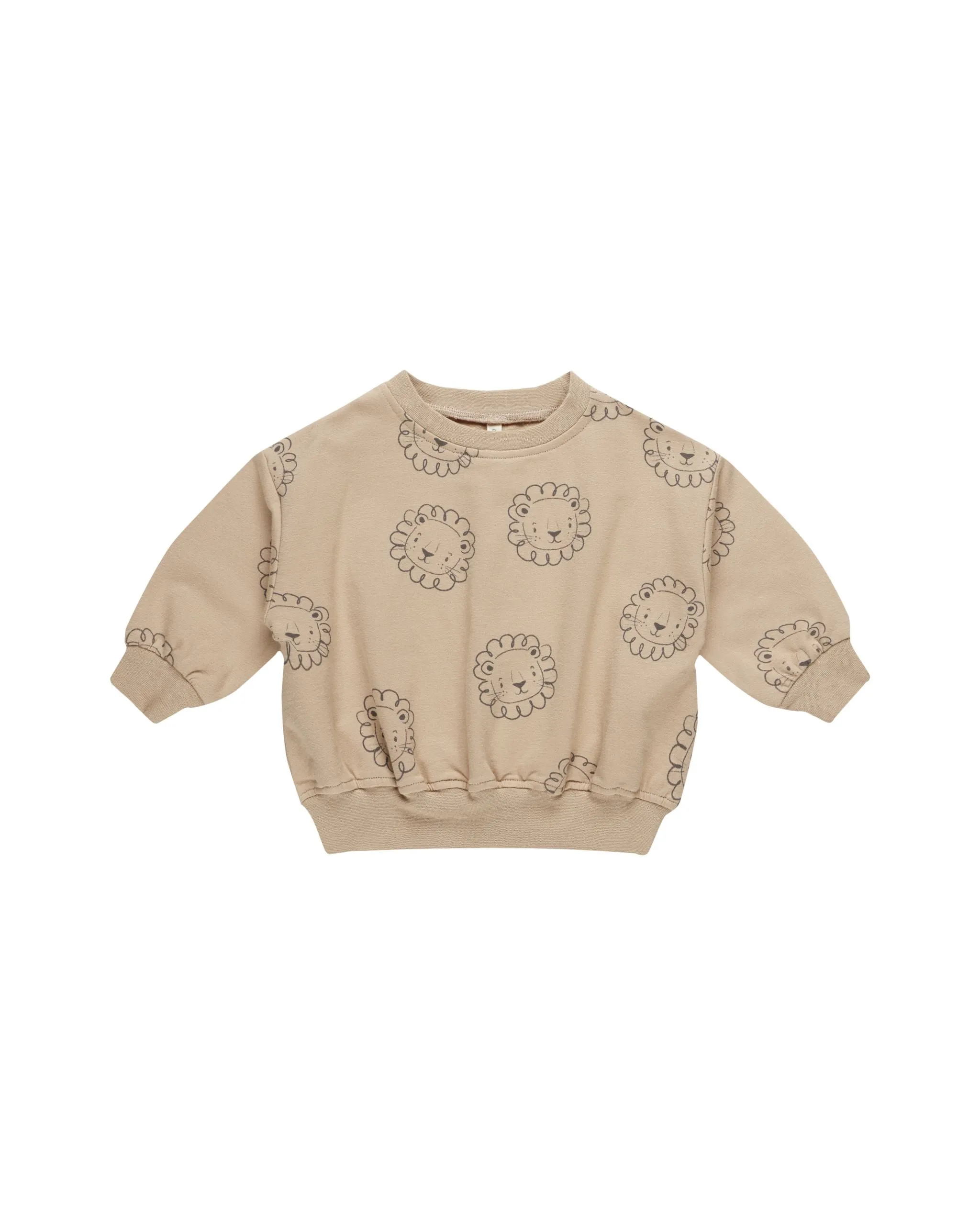 RELAXED FLEECE SWEATSHIRT || LIONS