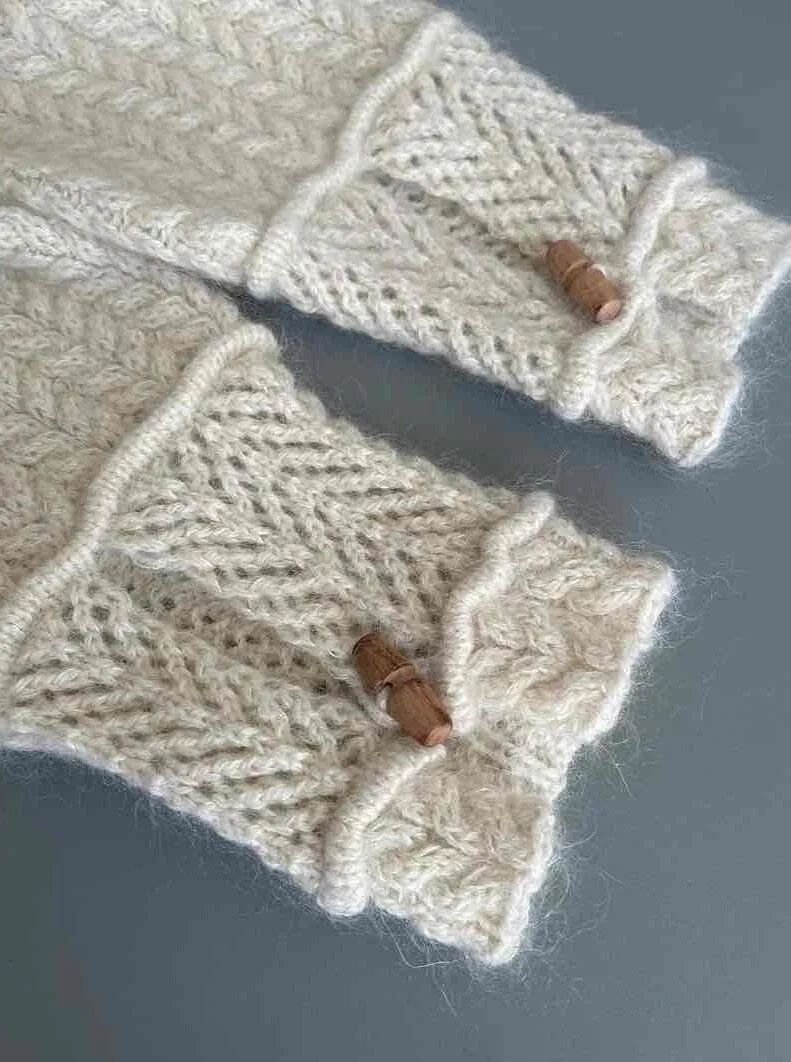 Sarang sweater by Aegyo Knit, No 2   Silk Mohair yarn kit (excl pattern)