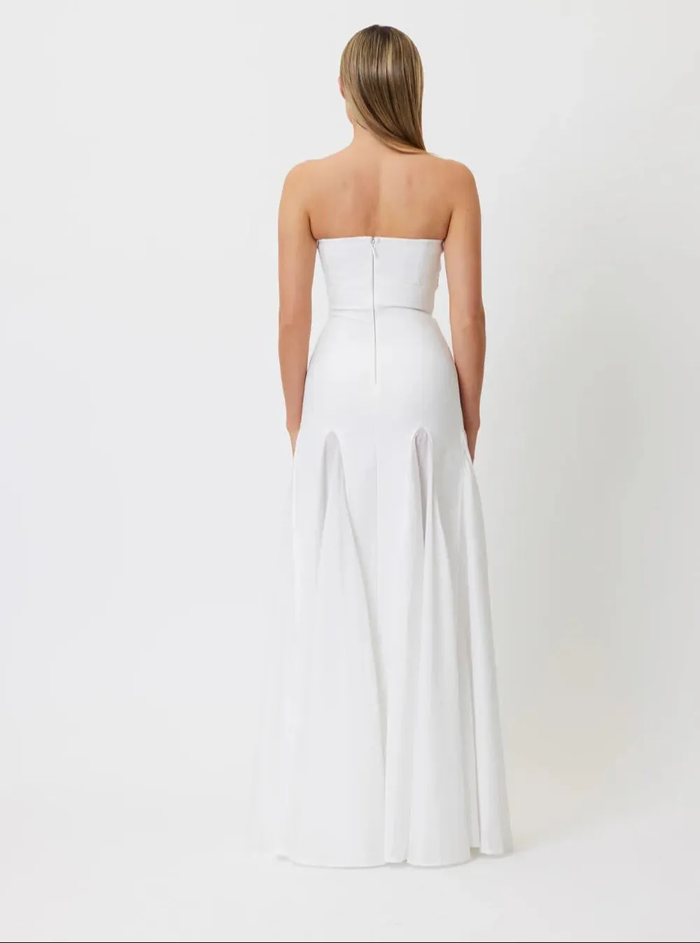 Sexy Slim Tube Top Bandage Mesh Stitching Formal Dress