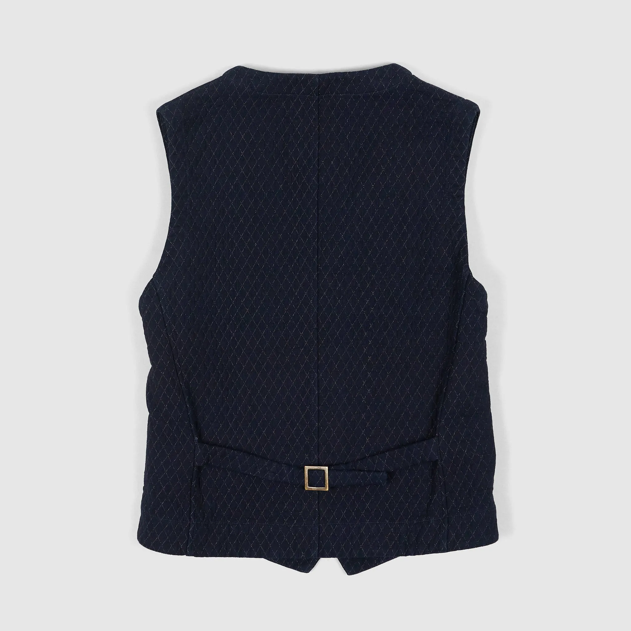 Shockoe Atelier Indigo Dyed Sashiko Vest