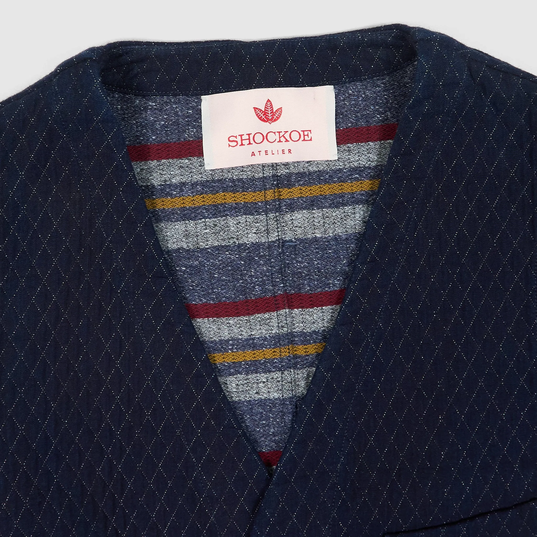 Shockoe Atelier Indigo Dyed Sashiko Vest