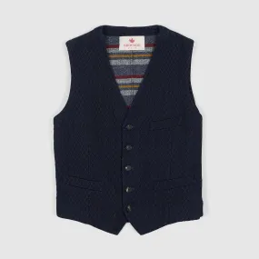 Shockoe Atelier Indigo Dyed Sashiko Vest