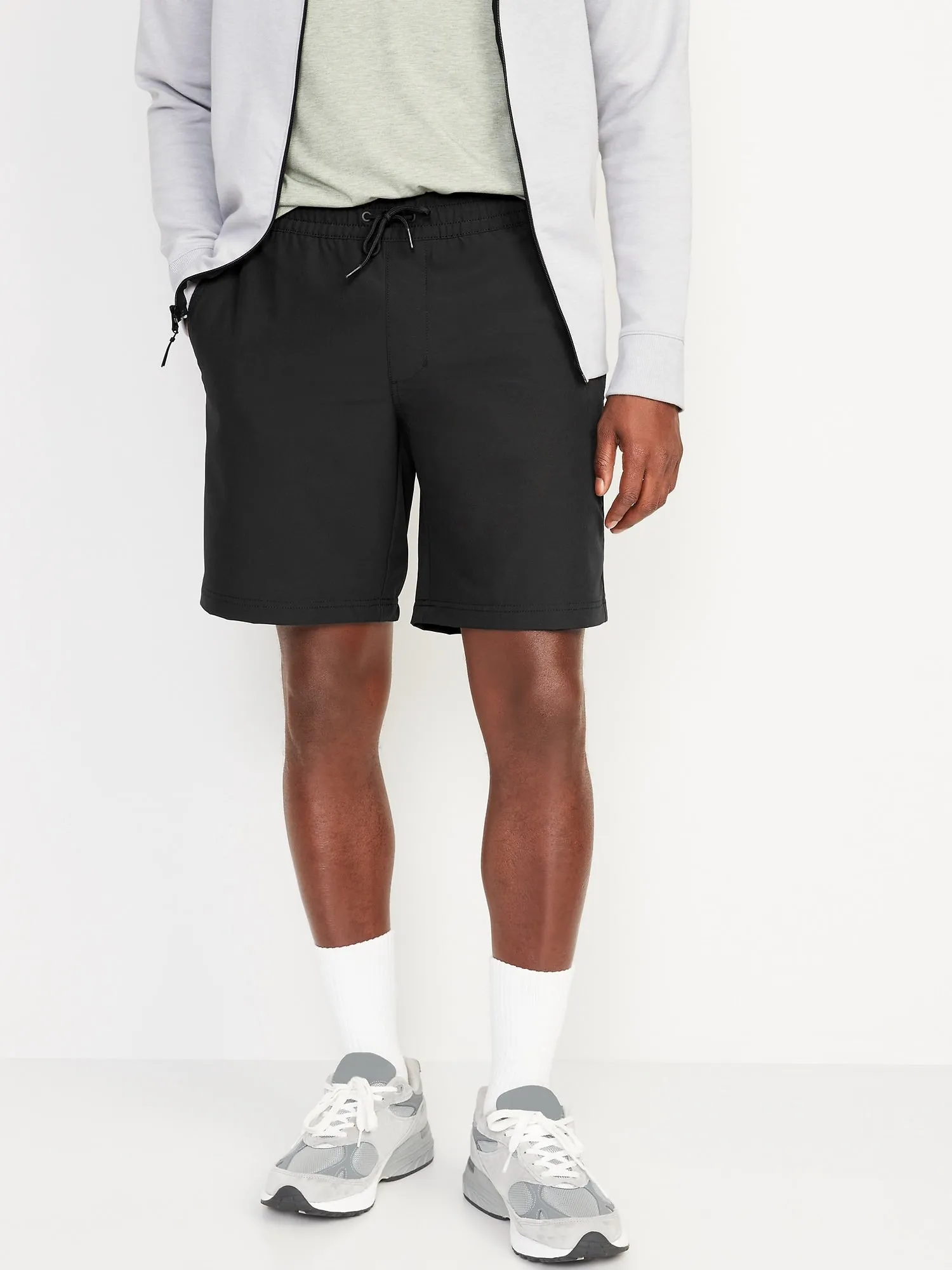 StretchTech Water-Repellent Jogger Shorts for Men -- 9-inch inseam