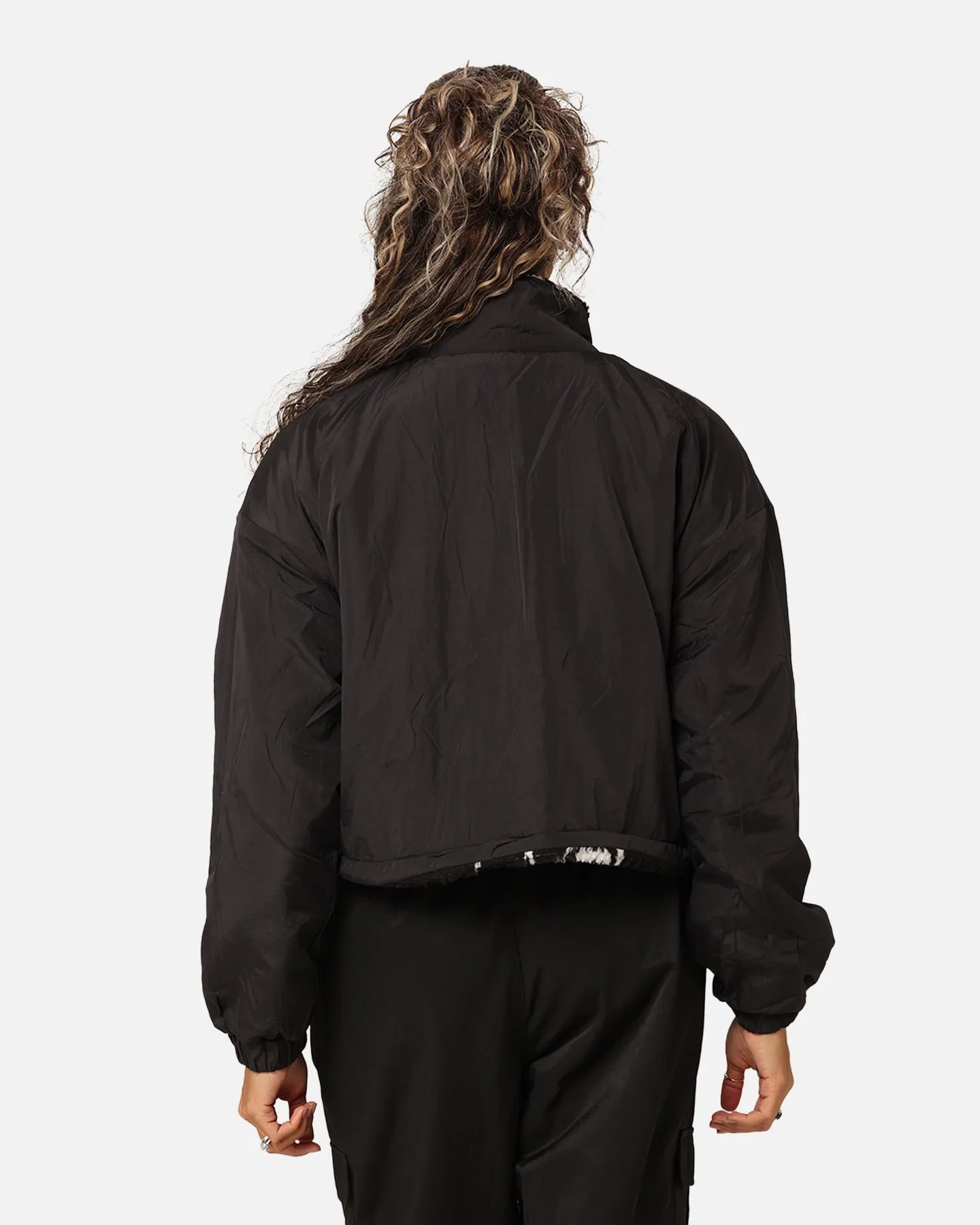 Stussy Women's Dragon Reversible Work Jacket Black