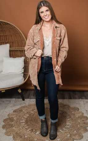 Teddy Bear Brown Corduroy Jacket - POL