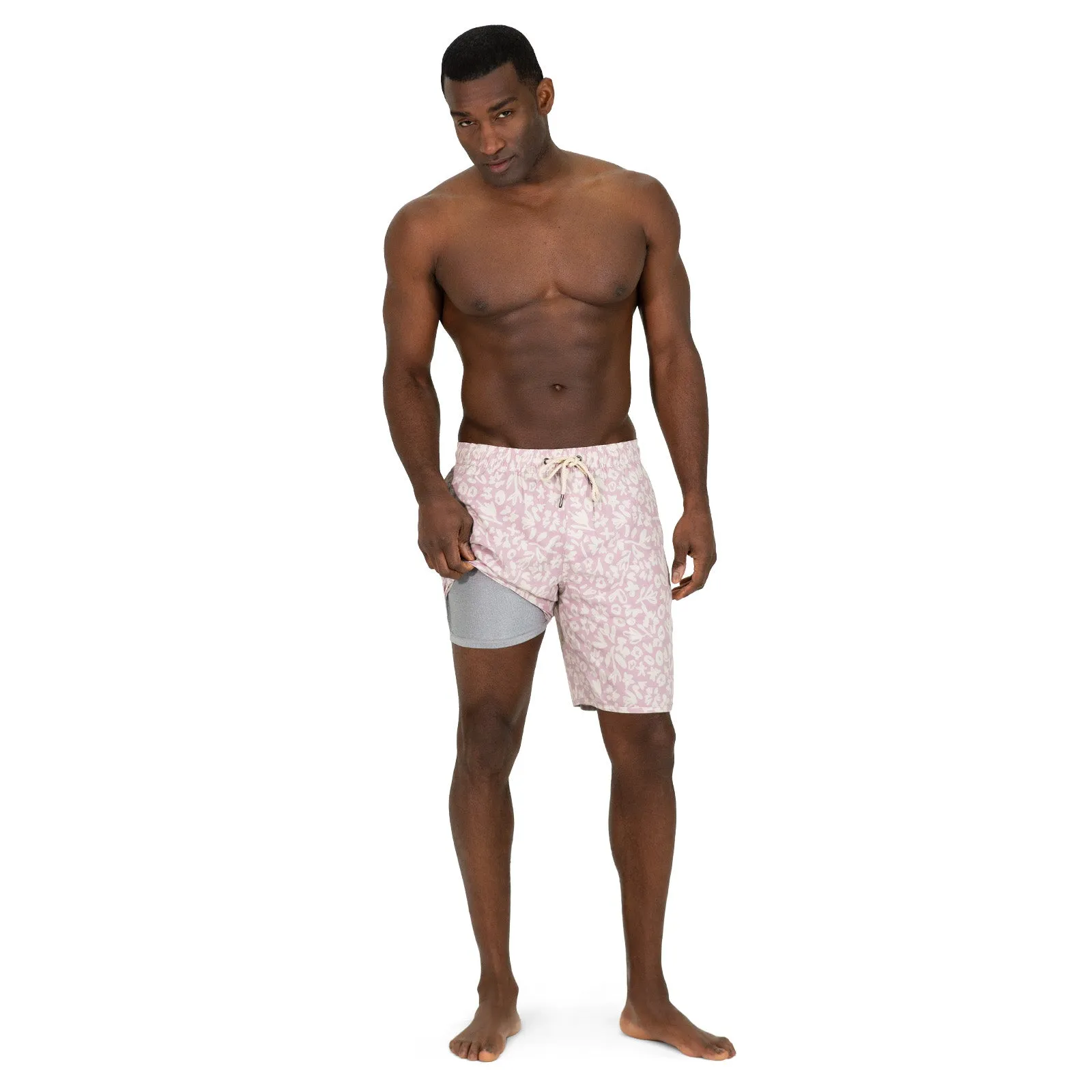 The Beyond 8" Swim Trunks