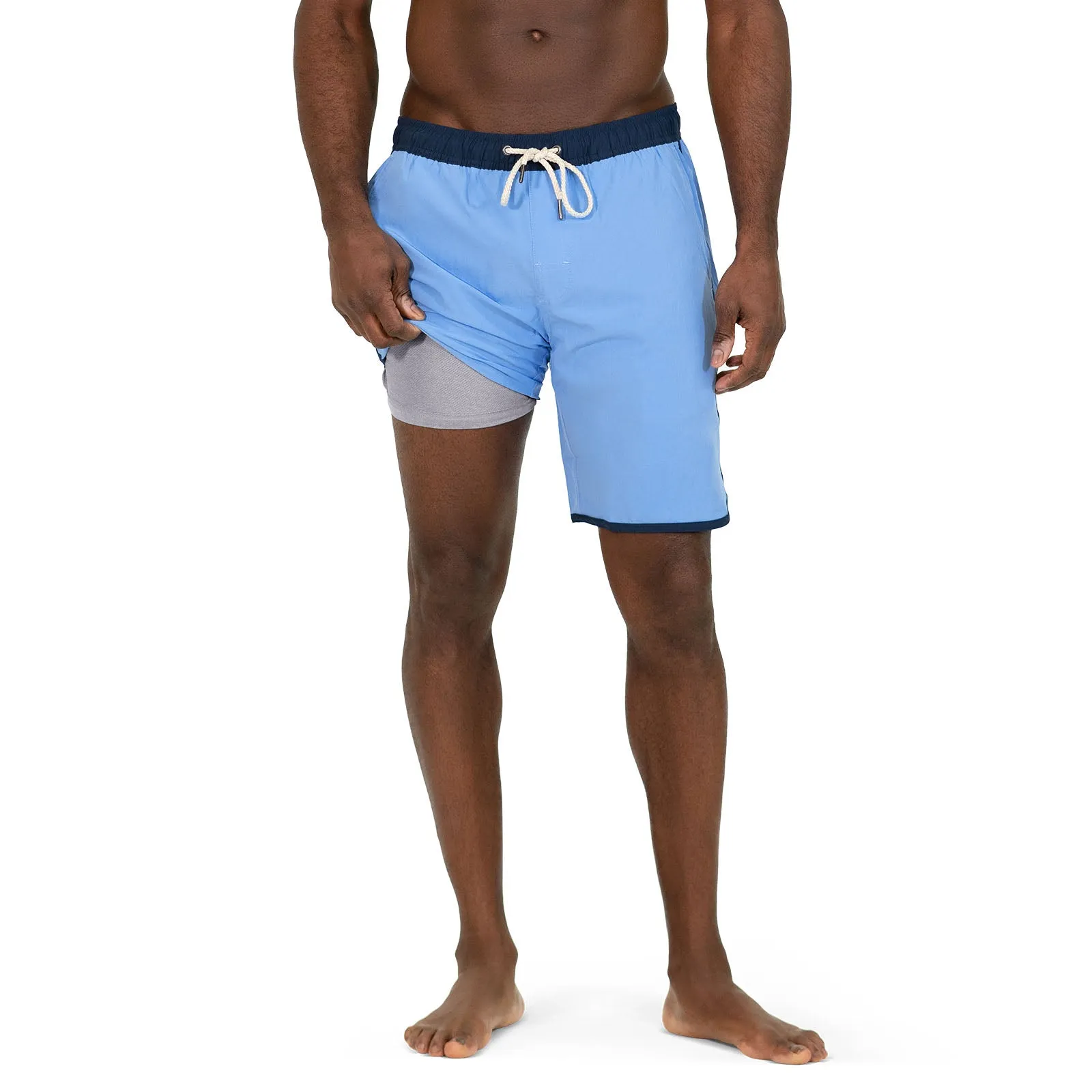 The Beyond 8" Swim Trunks