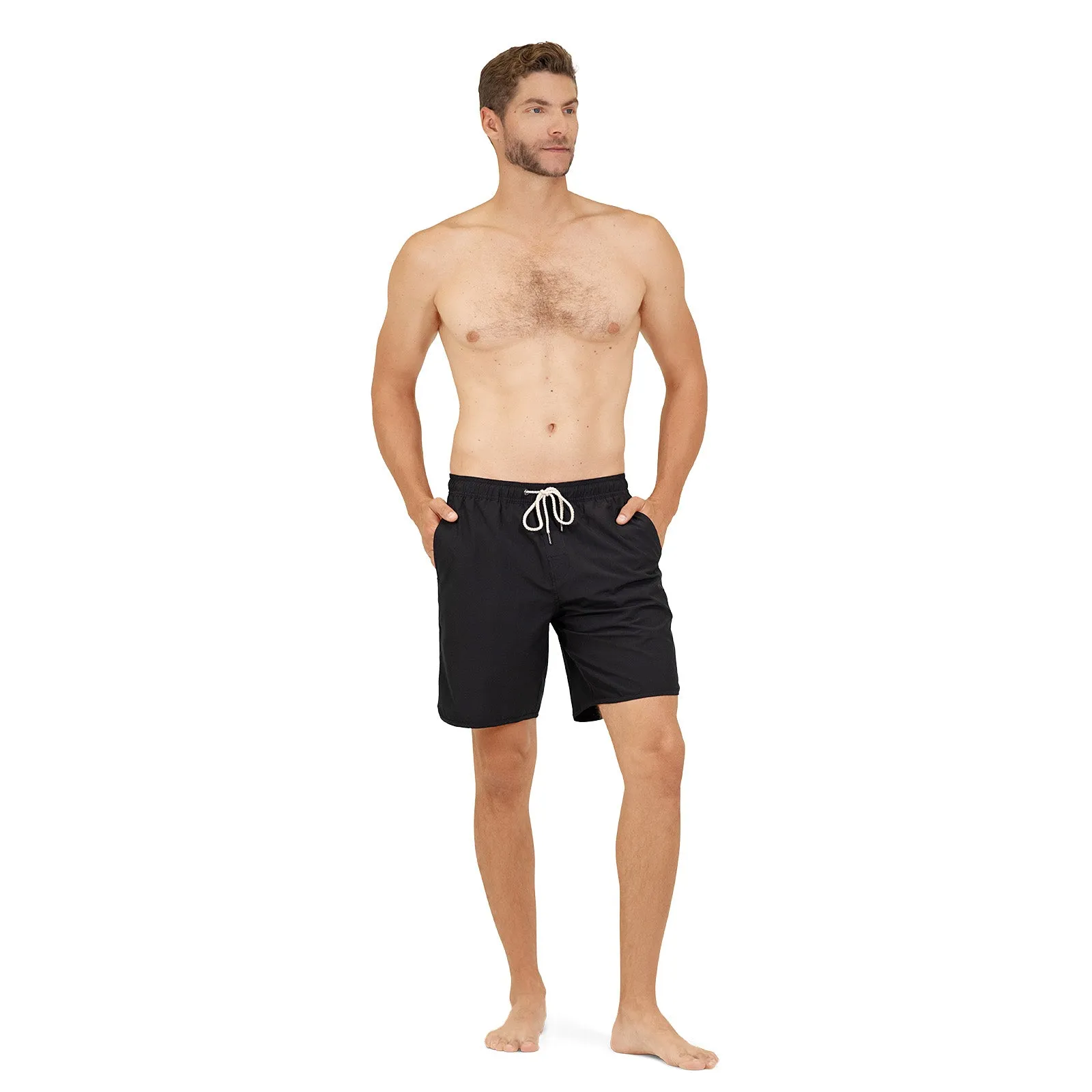 The Beyond 8" Swim Trunks
