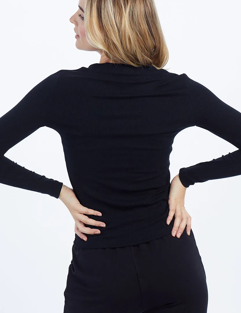 The Softest Ribbed Long Sleeve Crew - Main