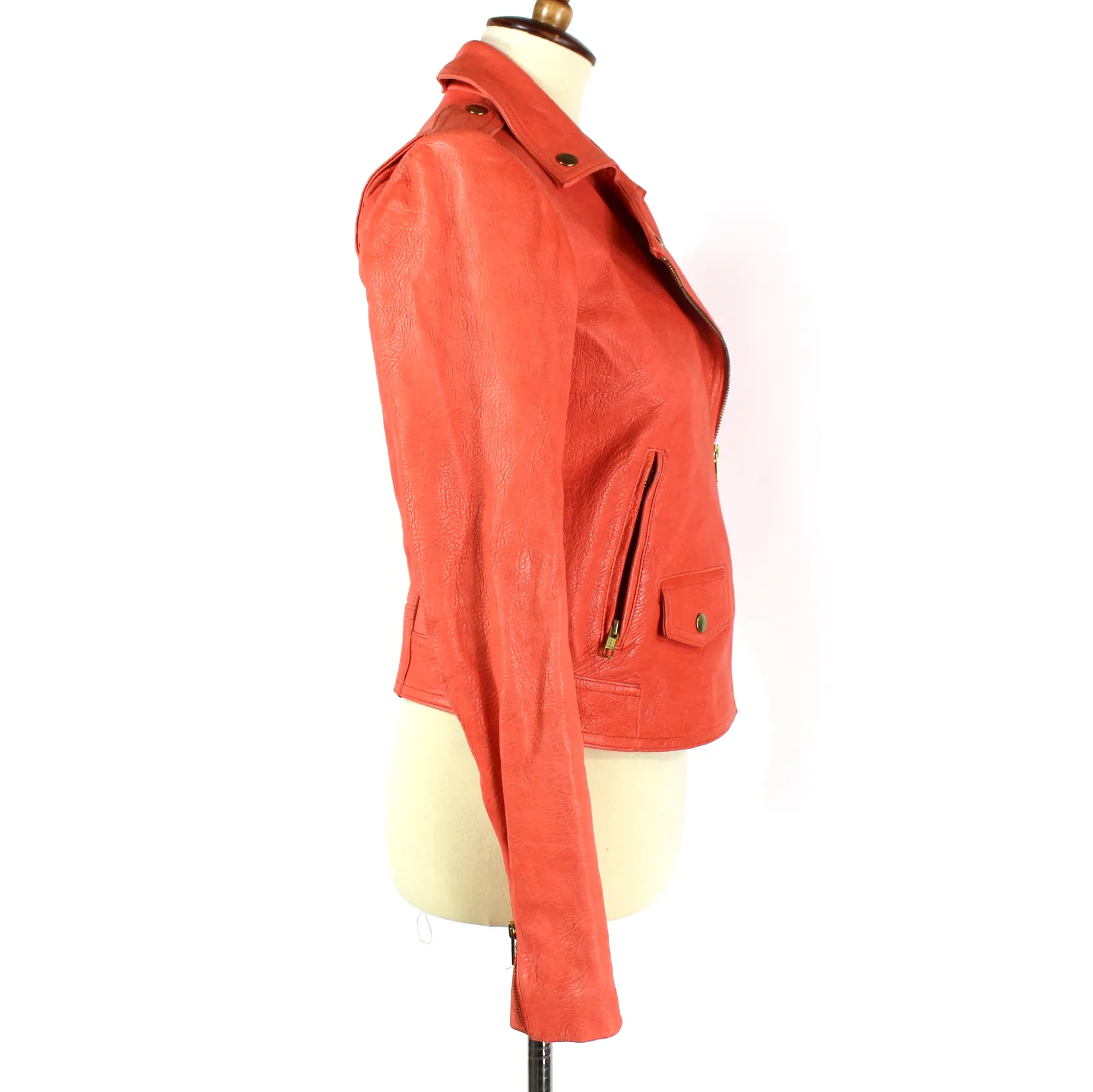 Theory Elenian Juno Leather Jacket