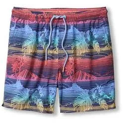 Tommy Bahama Men's 6-Inch Naples Corsica Coast Swim Trunks - Blue Hawaiian