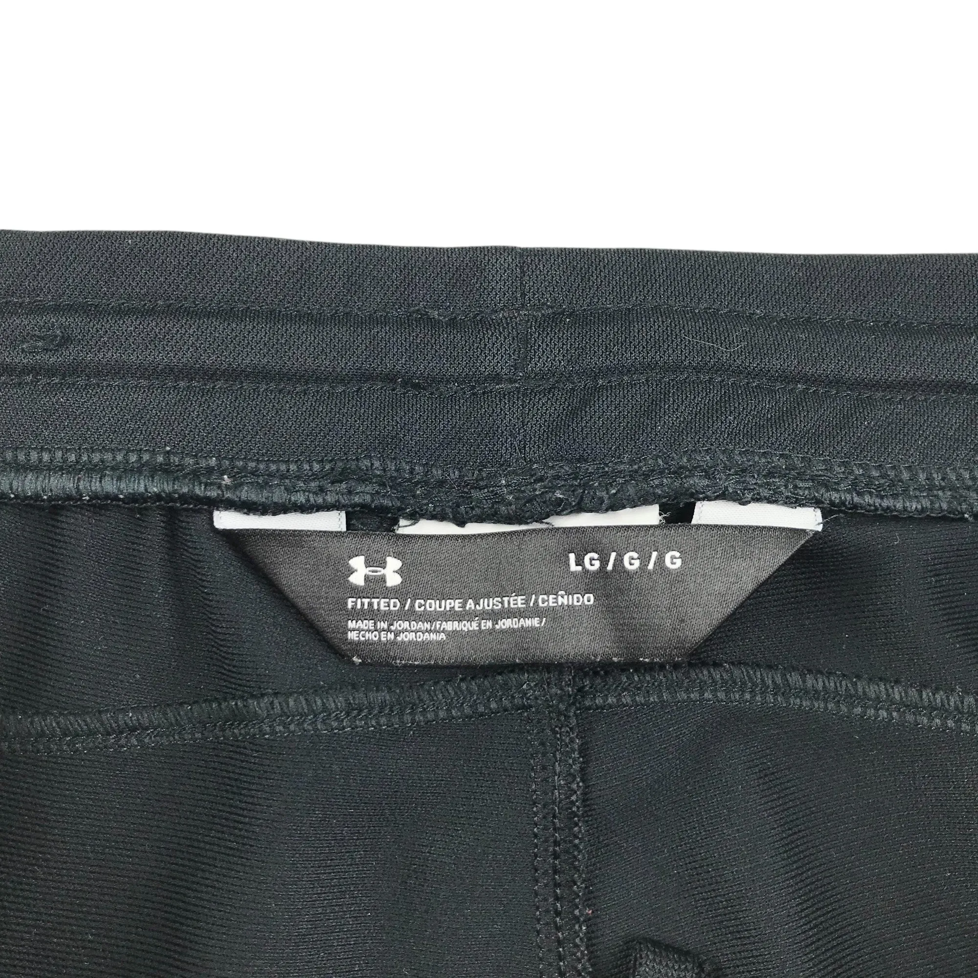 Under Armour sports joggers adult L black plain with logo