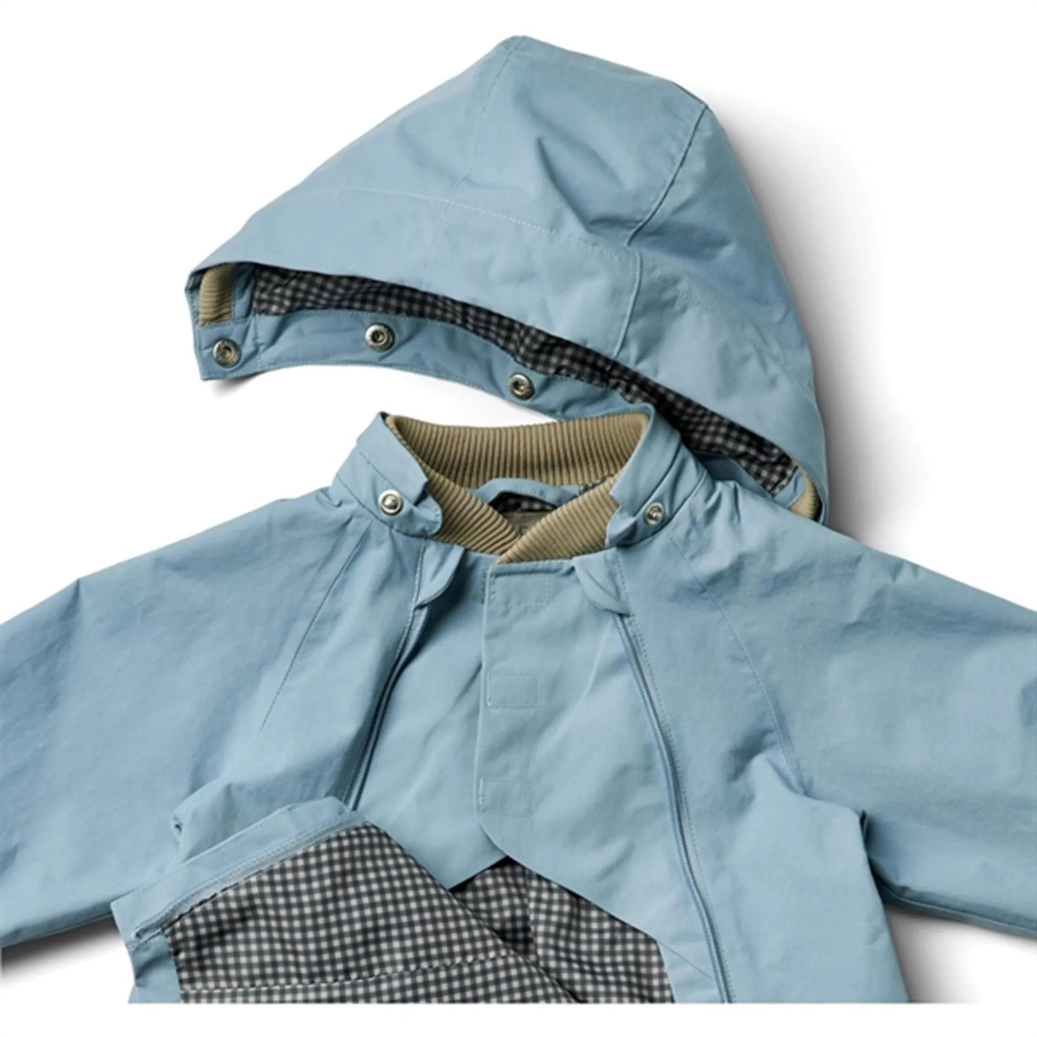 Wheat Outdoor Suit Olly Tech Blue Lagoon