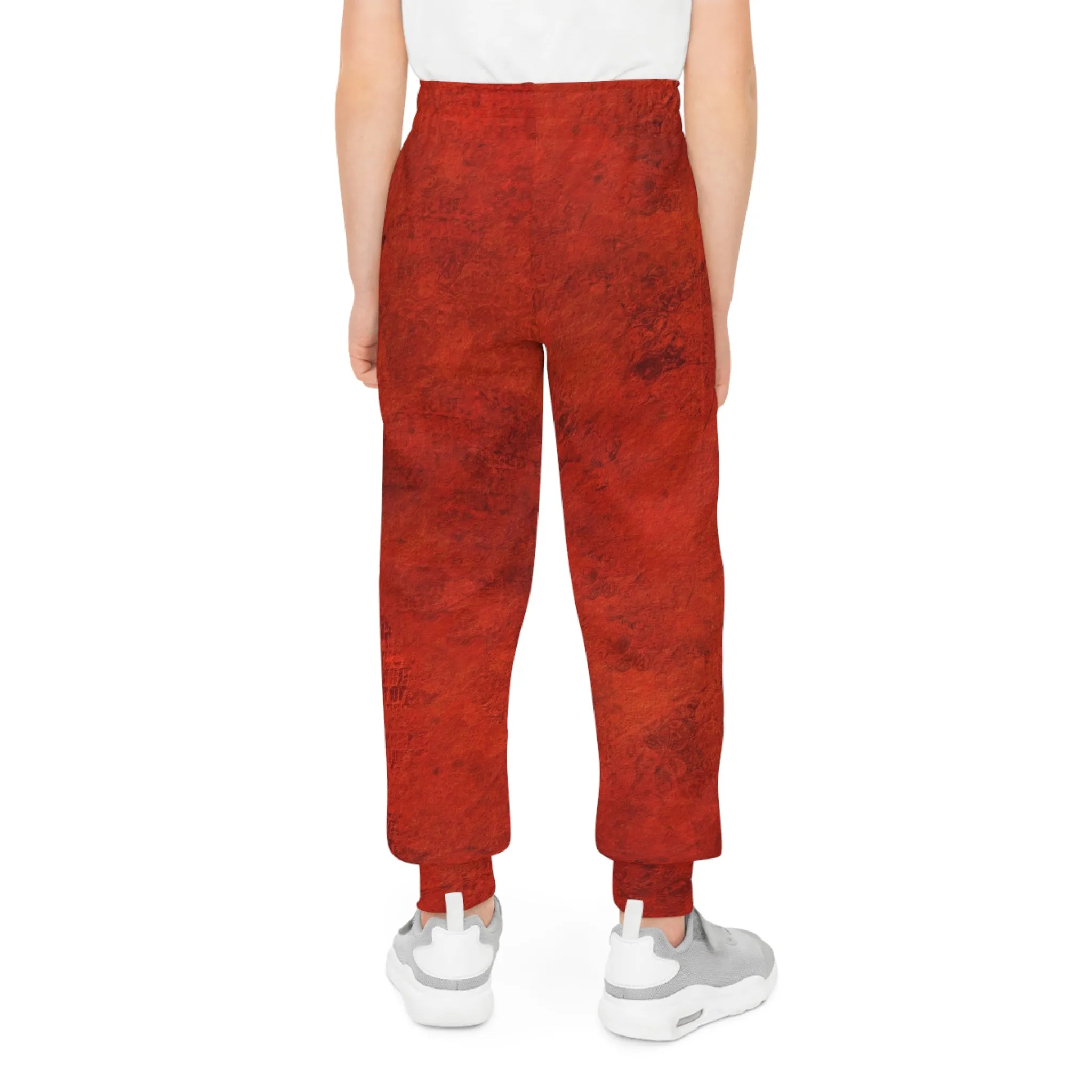 Youth Joggers with Bold Geometric Design - Stylish & Comfortable Activewear